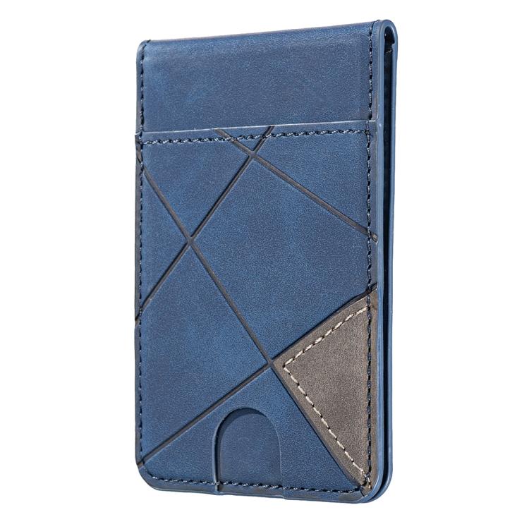 Prismatic Leather Vertical Magnetic Wallet Card Bag Case
