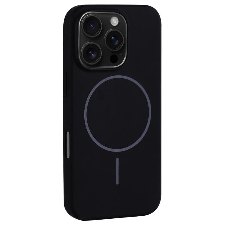 For iPhone 16 Pro Large Hole Camera MagSafe Liquid Silicone Full Coverage Phone Case
