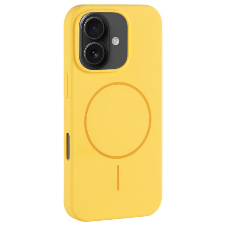 For iPhone 16 Plus Large Hole Camera MagSafe Liquid Silicone Full Coverage Phone Case