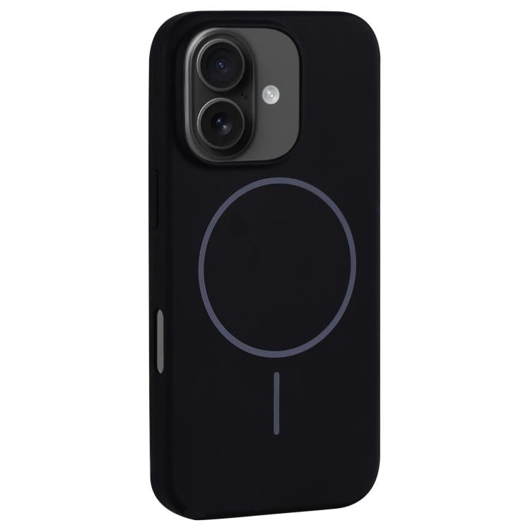 For iPhone 16 Large Hole Camera MagSafe Liquid Silicone Full Coverage Phone Case