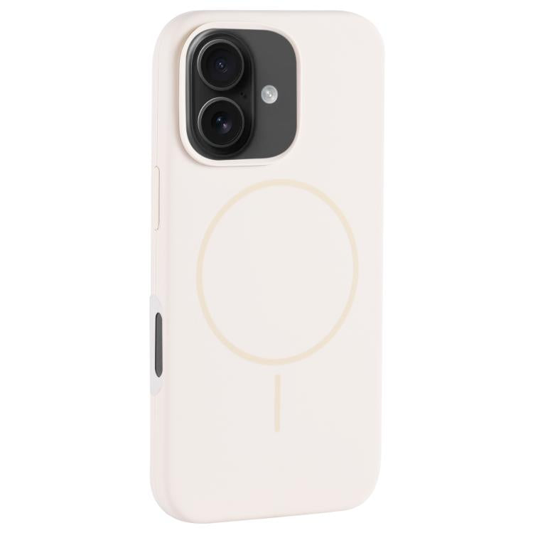 For iPhone 16 Large Hole Camera MagSafe Liquid Silicone Full Coverage Phone Case