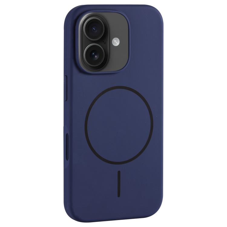 For iPhone 16 Large Hole Camera MagSafe Liquid Silicone Full Coverage Phone Case