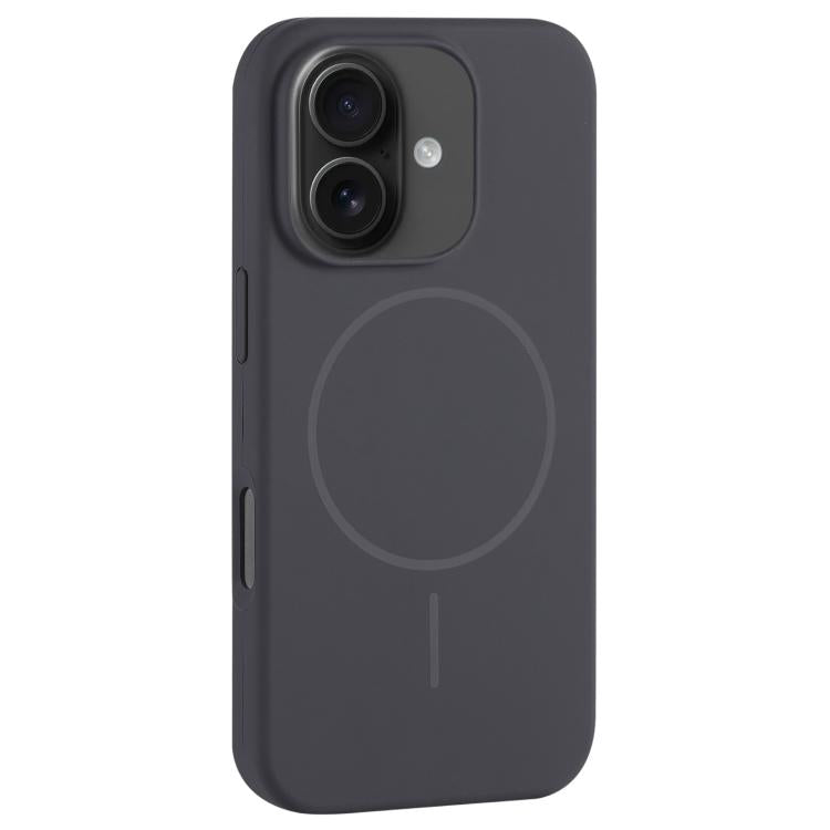 For iPhone 16 Large Hole Camera MagSafe Liquid Silicone Full Coverage Phone Case