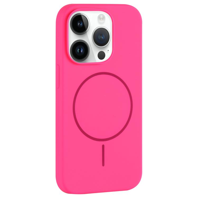 For iPhone 13 Pro Max Large Hole Camera MagSafe Liquid Silicone Full Coverage Phone Case