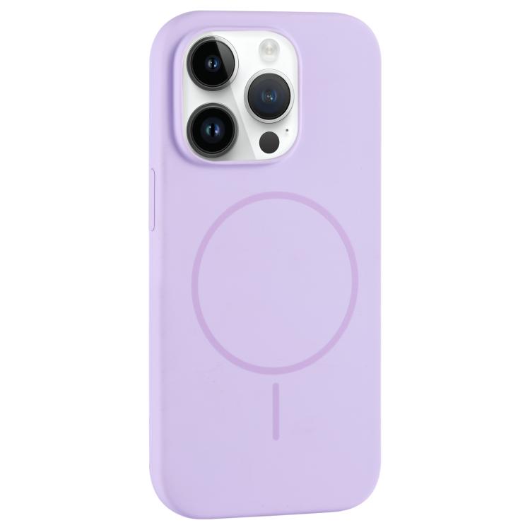 For iPhone 13 Pro Large Hole Camera MagSafe Liquid Silicone Full Coverage Phone Case