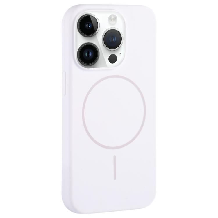 For iPhone 13 Pro Large Hole Camera MagSafe Liquid Silicone Full Coverage Phone Case