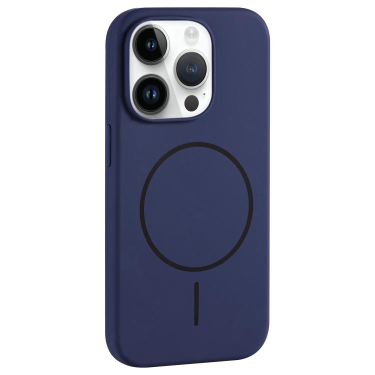 For iPhone 13 Pro Large Hole Camera MagSafe Liquid Silicone Full Coverage Phone Case