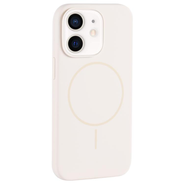 For iPhone 11 Large Hole Camera MagSafe Liquid Silicone Full Coverage Phone Case