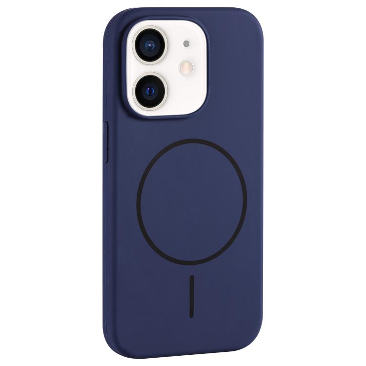 For iPhone 11 Large Hole Camera MagSafe Liquid Silicone Full Coverage Phone Case