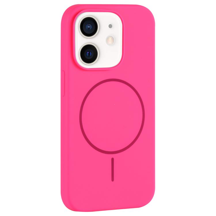 For iPhone 11 Large Hole Camera MagSafe Liquid Silicone Full Coverage Phone Case