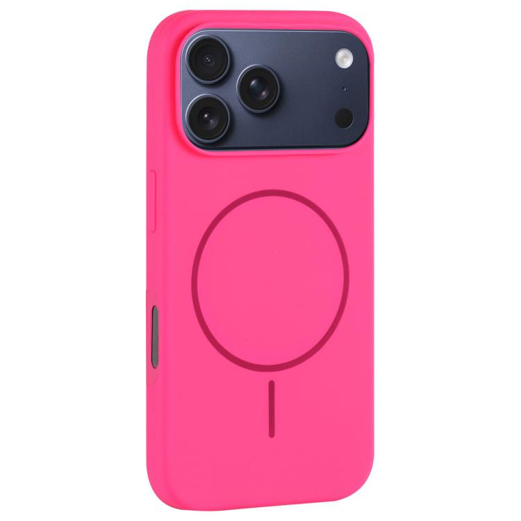 For iPhone 17 Pro Max Large Hole Camera MagSafe Liquid Silicone Full Coverage Phone Case