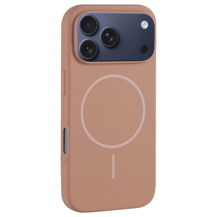For iPhone 17 Pro Large Hole Camera MagSafe Liquid Silicone Full Coverage Phone Case