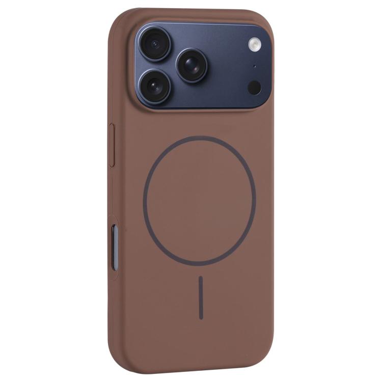 For iPhone 17 Pro Large Hole Camera MagSafe Liquid Silicone Full Coverage Phone Case