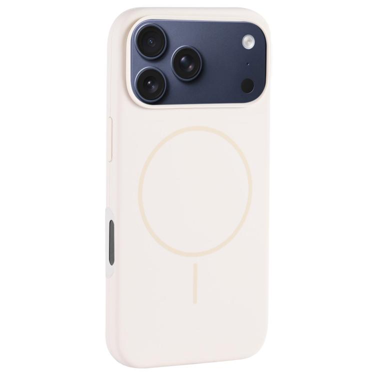 For iPhone 17 Pro Large Hole Camera MagSafe Liquid Silicone Full Coverage Phone Case