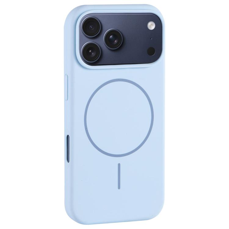 For iPhone 17 Pro Large Hole Camera MagSafe Liquid Silicone Full Coverage Phone Case