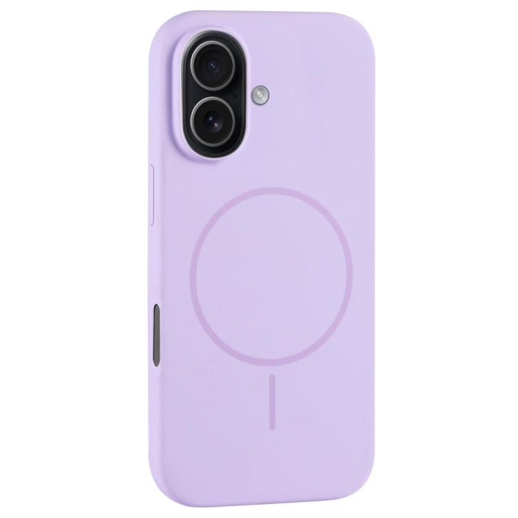 For iPhone 17 Large Hole Camera MagSafe Liquid Silicone Full Coverage Phone Case