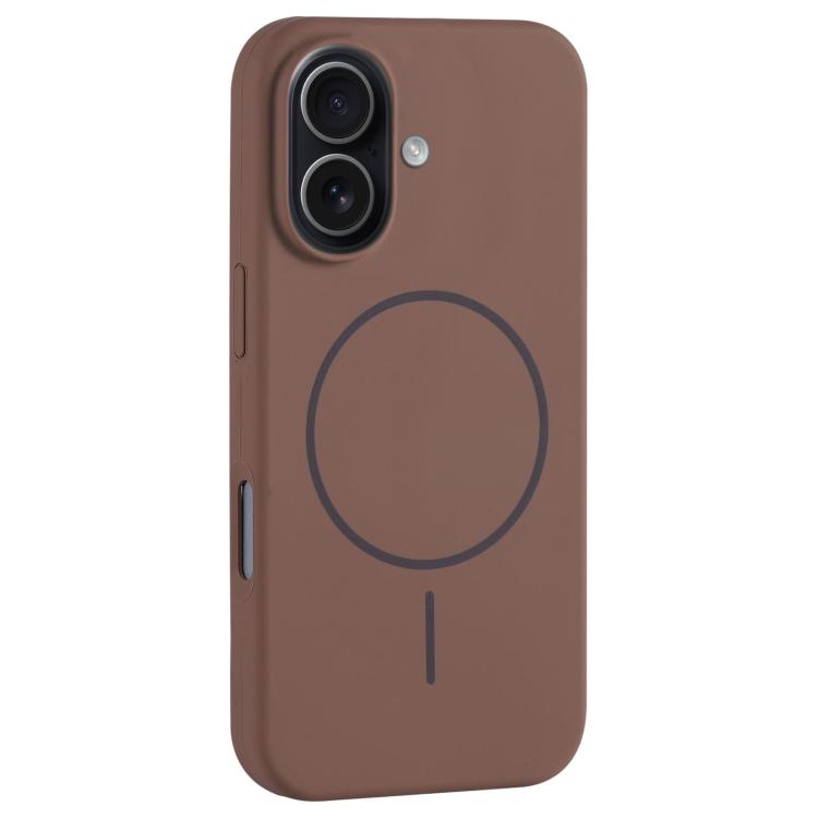 For iPhone 17 Large Hole Camera MagSafe Liquid Silicone Full Coverage Phone Case