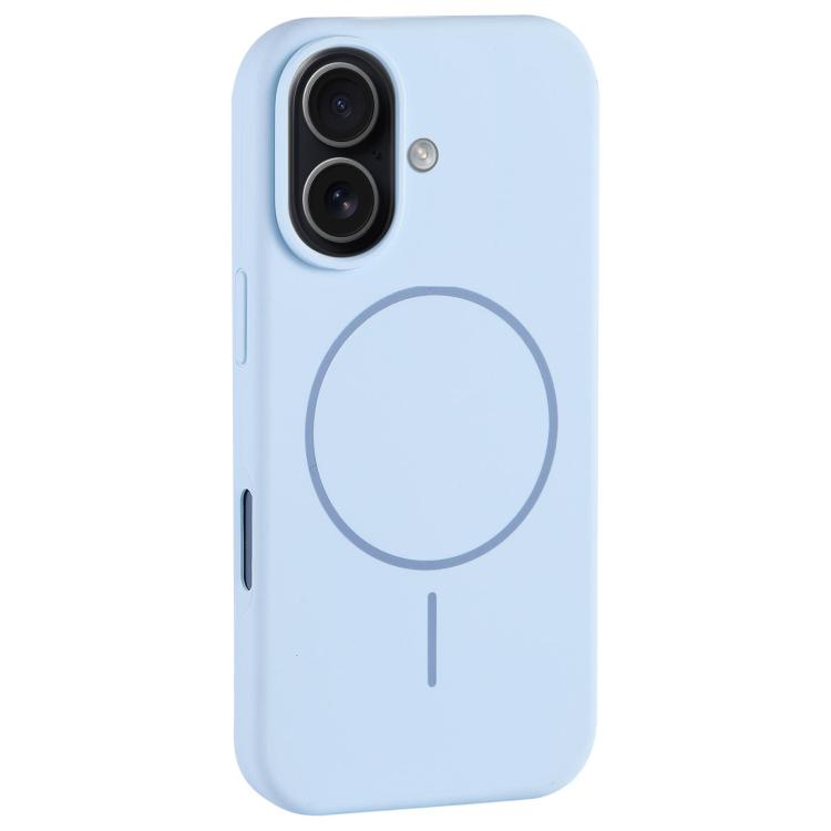 For iPhone 17 Large Hole Camera MagSafe Liquid Silicone Full Coverage Phone Case