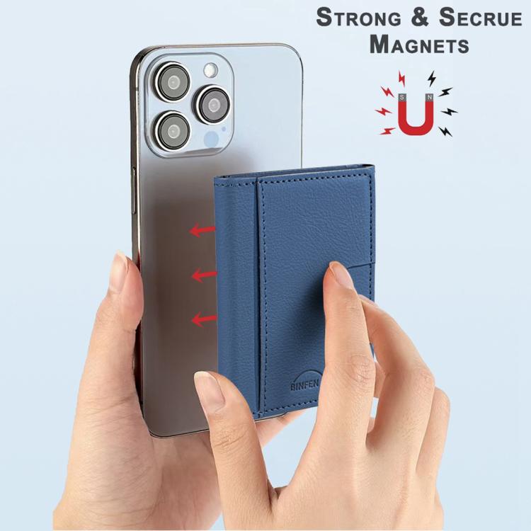 Solid Color Leather Horizontal Magnetic Wallet Card Bag Case