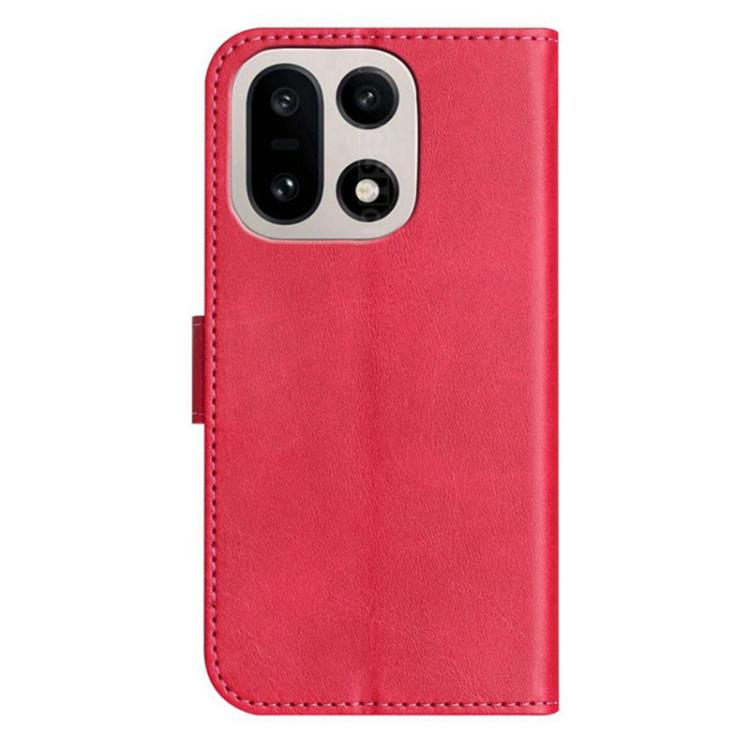 For OnePlus 15 Dual-Folded S-shape Leather Phone Case