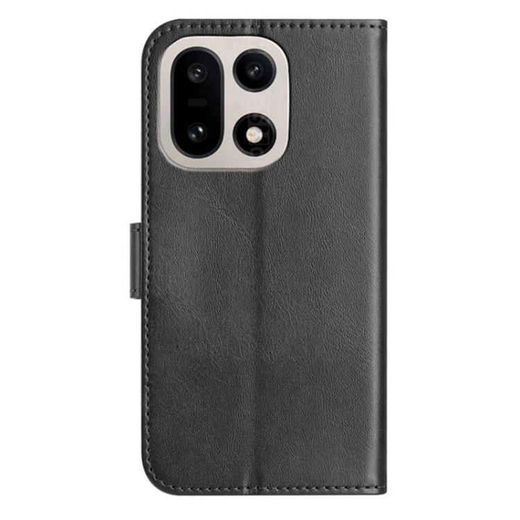 For OnePlus 15 Dual-Folded S-shape Leather Phone Case