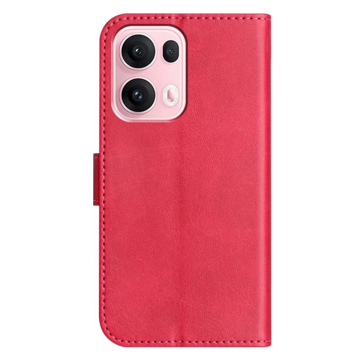 For OPPO Reno13 Pro Dual-Folded S-shape Leather Phone Case