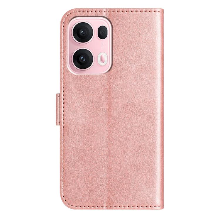 For OPPO Reno13 Pro Dual-Folded S-shape Leather Phone Case