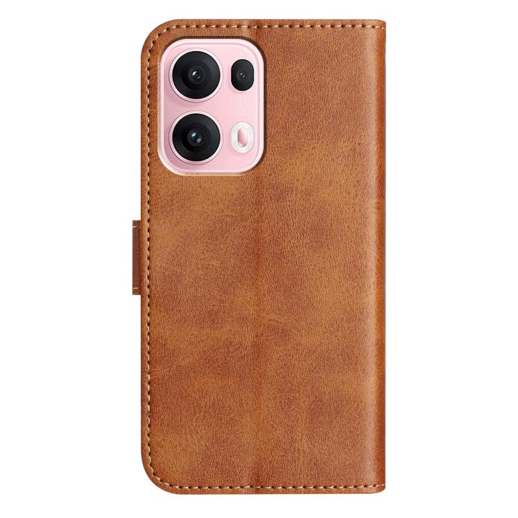 For OPPO Reno13 Pro Dual-Folded S-shape Leather Phone Case