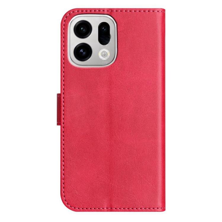 For OPPO Find X9 Pro Dual-Folded S-shape Leather Phone Case