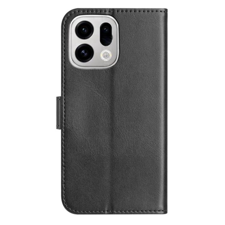 For OPPO Find X9 Pro Dual-Folded S-shape Leather Phone Case