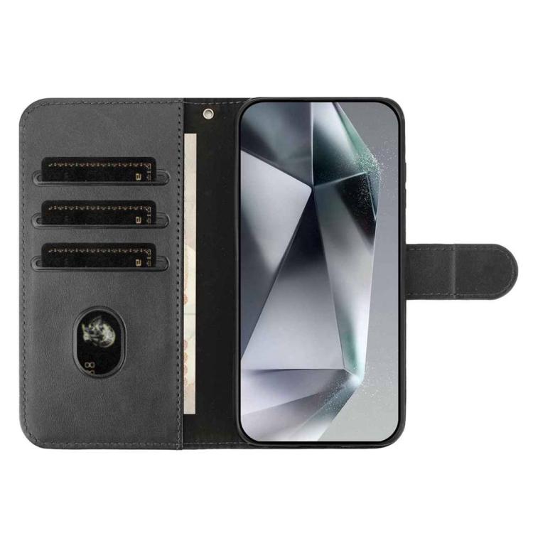 For OPPO Find X9 Pro Dual-Folded S-shape Leather Phone Case