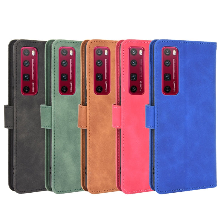 For Huawei nova 7 Pro 5G Solid Color Skin Feel Magnetic Buckle Horizontal Flip Calf Texture PU Leather Case with Holder & Card Slots & Wallet