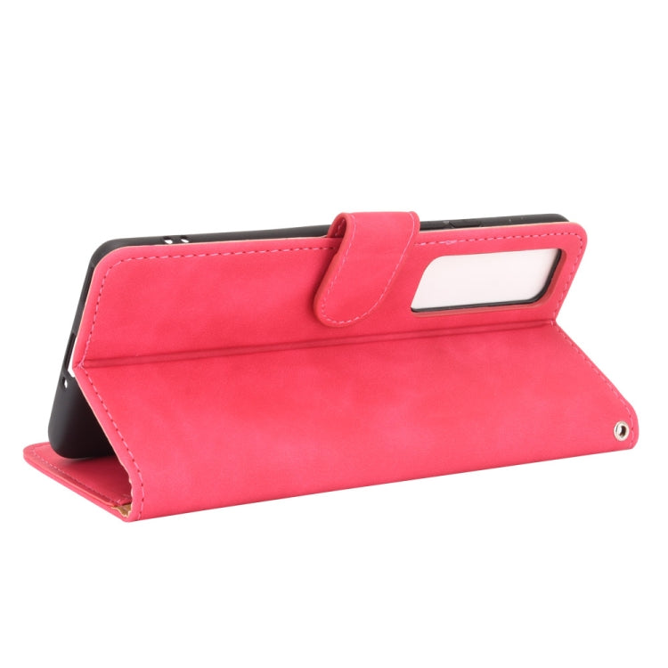 For Huawei nova 7 Pro 5G Solid Color Skin Feel Magnetic Buckle Horizontal Flip Calf Texture PU Leather Case with Holder & Card Slots & Wallet