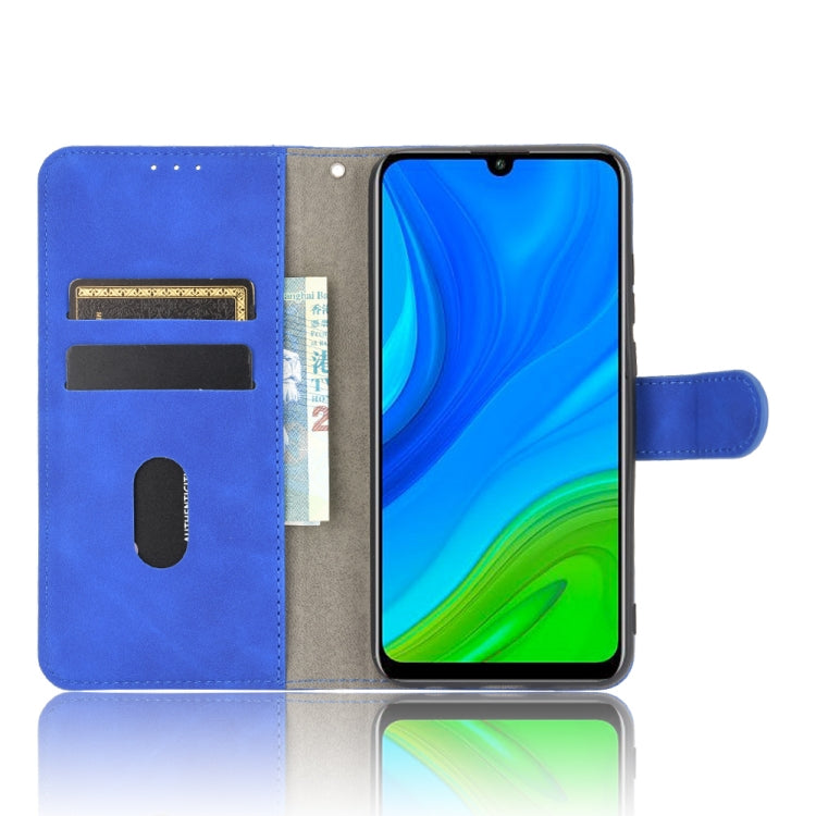 For Huawei P smart 2020 Solid Color Skin Feel Magnetic Buckle Horizontal Flip Calf Texture PU Leather Case with Holder & Card Slots & Wallet