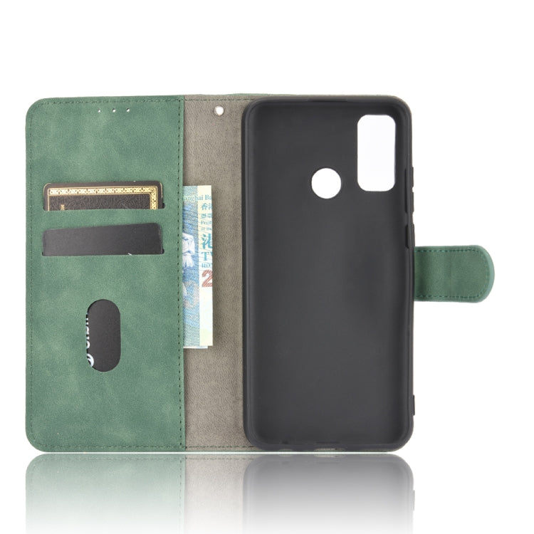 For Huawei P smart 2020 Solid Color Skin Feel Magnetic Buckle Horizontal Flip Calf Texture PU Leather Case with Holder & Card Slots & Wallet