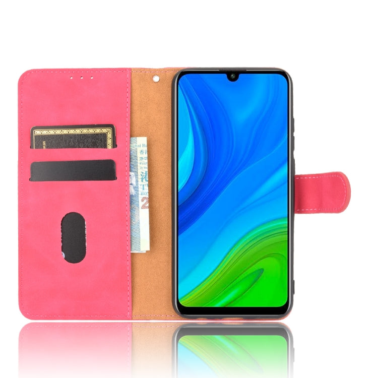 For Huawei P smart 2020 Solid Color Skin Feel Magnetic Buckle Horizontal Flip Calf Texture PU Leather Case with Holder & Card Slots & Wallet