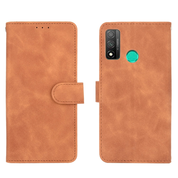 For Huawei P smart 2020 Solid Color Skin Feel Magnetic Buckle Horizontal Flip Calf Texture PU Leather Case with Holder & Card Slots & Wallet