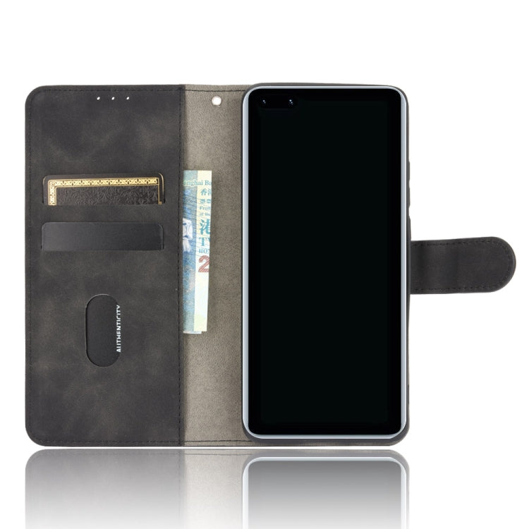 For Huawei P40 Pro+ Solid Color Skin Feel Magnetic Buckle Horizontal Flip Calf Texture PU Leather Case with Holder & Card Slots & Wallet