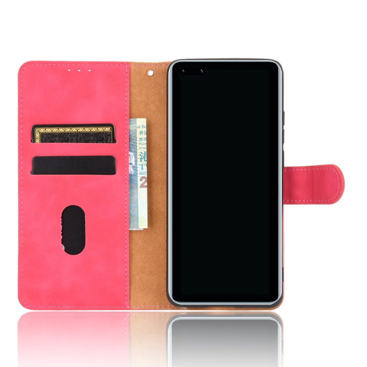 For Huawei P40 Pro+ Solid Color Skin Feel Magnetic Buckle Horizontal Flip Calf Texture PU Leather Case with Holder & Card Slots & Wallet