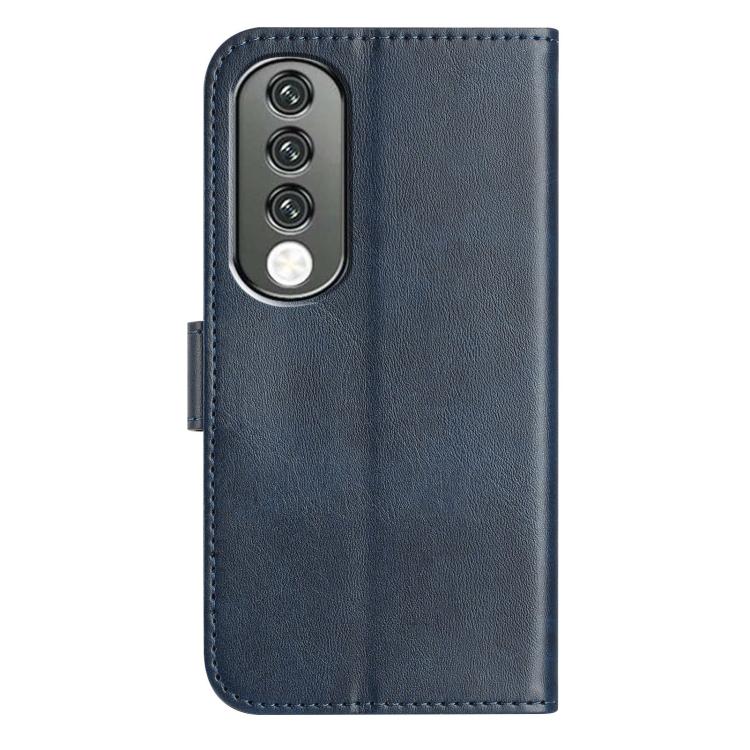 For Honor 90 Dual-Folded S-shape Leather Phone Case