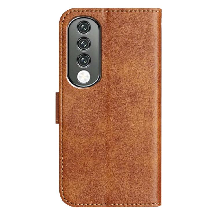 For Honor 90 Pro Dual-Folded S-shape Leather Phone Case