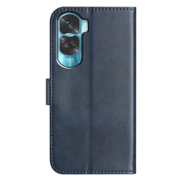 For Honor 90 Lite Dual-Folded S-shape Leather Phone Case