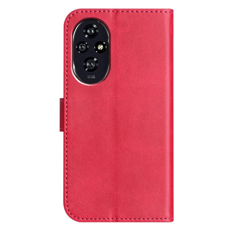 For Honor 200 5G Dual-Folded S-shape Leather Phone Case