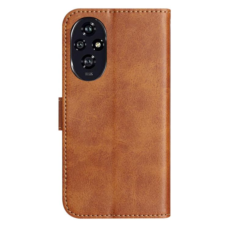For Honor 200 5G Dual-Folded S-shape Leather Phone Case
