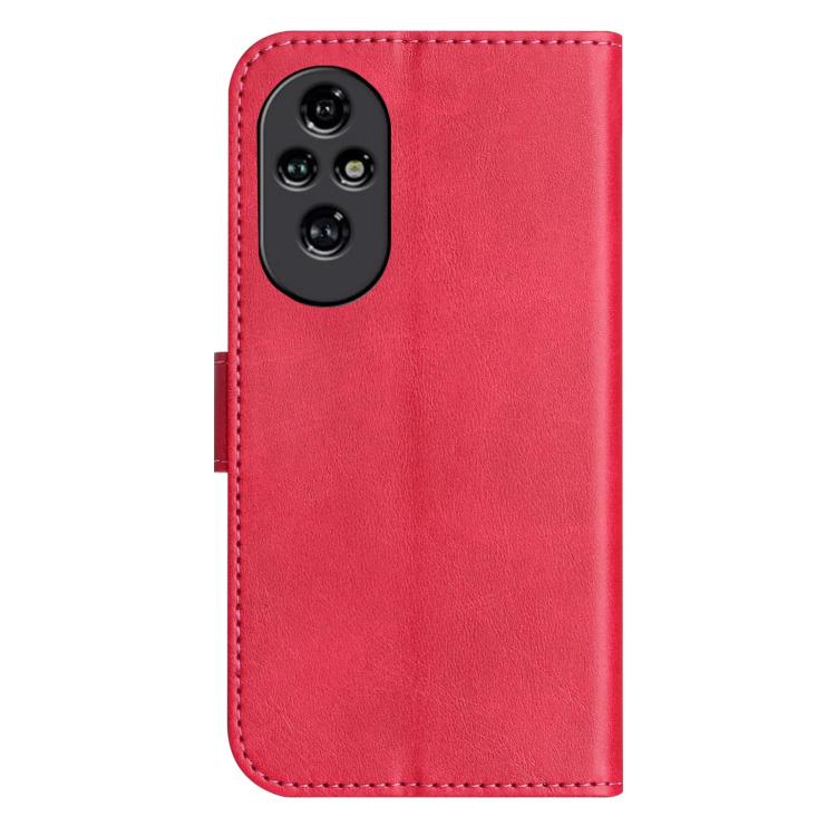 For Honor 200 Pro Dual-Folded S-shape Leather Phone Case