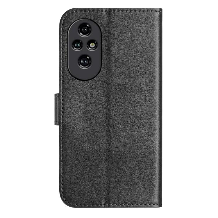 For Honor 200 Pro Dual-Folded S-shape Leather Phone Case