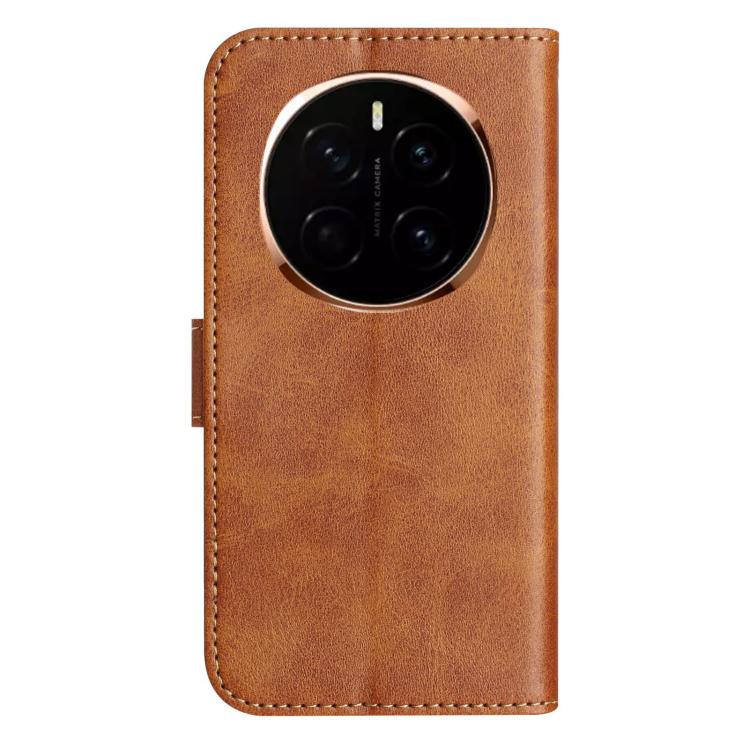 For Honor Magic7 Dual-Folded S-shape Leather Phone Case