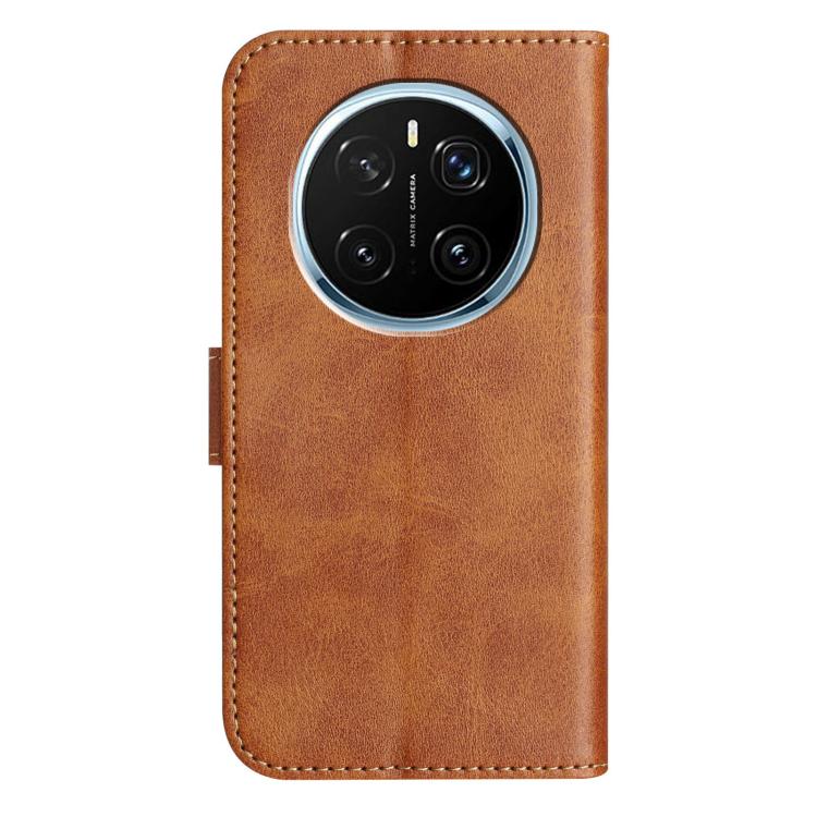 For Honor Magic7 Pro Dual-Folded S-shape Leather Phone Case