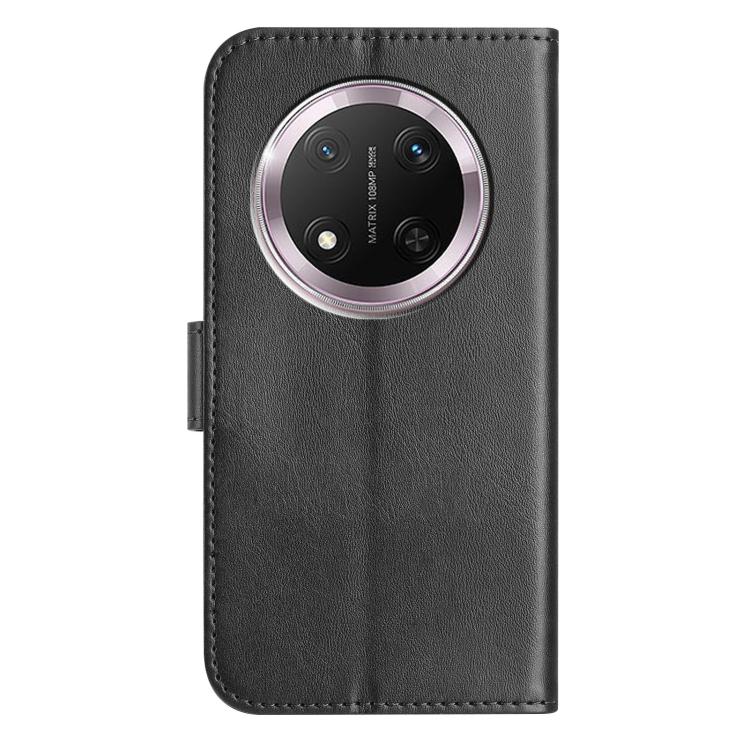 For Honor X9c Dual-Folded S-shape Leather Phone Case