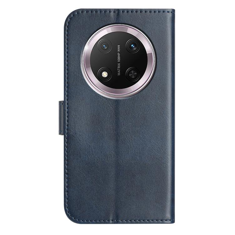 For Honor X9c Dual-Folded S-shape Leather Phone Case